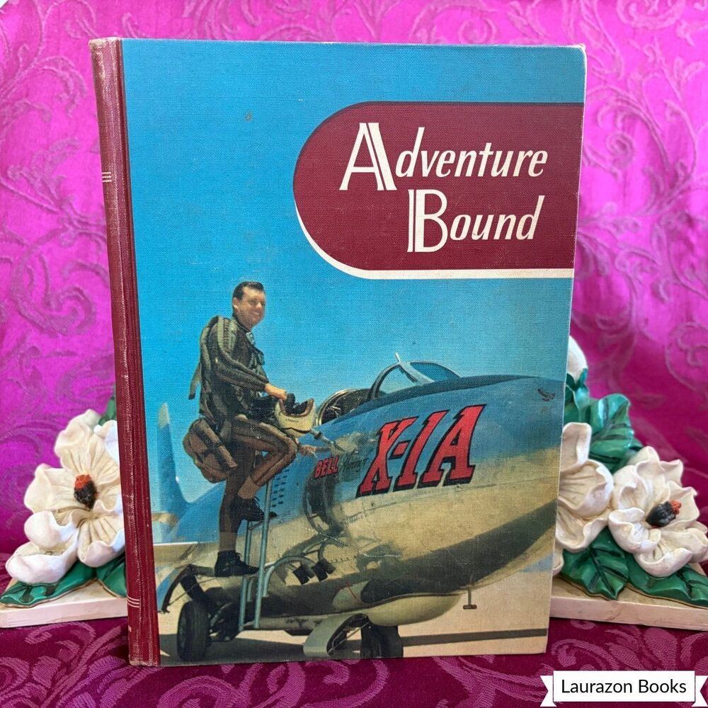 1956 Adventure Bound, Vintage 7th Grade School Book, Language Arts